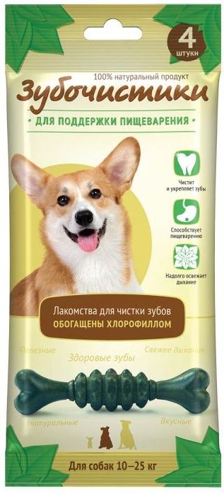 

Деревенские лакомства зубочистки для собак средних пород (70 г)