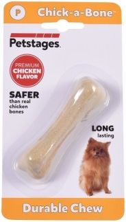 Petstages Chick-A-Bone игрушка косточка с ароматом курицы для собак (8 см)