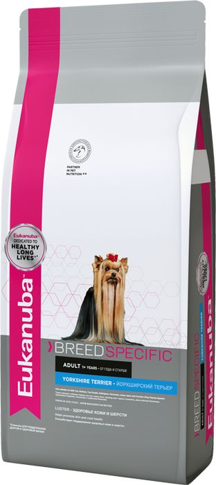 

Eukanuba Yorkshire Terrier сухой корм для собак породы йоркширский терьер (2 кг)